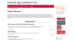 Desktop Screenshot of imageandnarrative.be